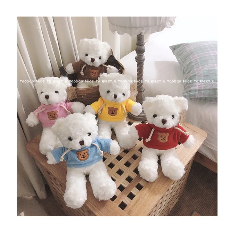 

Korean Ins Dressing Teddy Bear Doll Sweater Bear Plush Toy BEBEAR Doll Ragdoll Birthday Gift