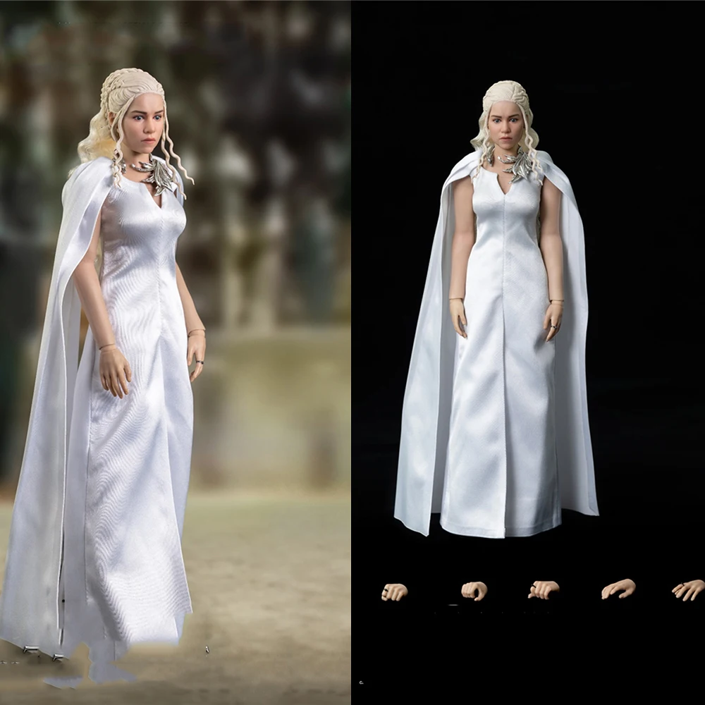

ThreeZero 3Z0146 1/6 Scale Full Set Daenerys Emilia Clarke Female Action Figure Model for Fans Holiday Gifts