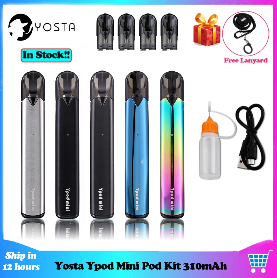 YOSTA Ypod Mini Pod Vape комплект 310 мАч батарея 1 0 мл картридж электронная сигарета