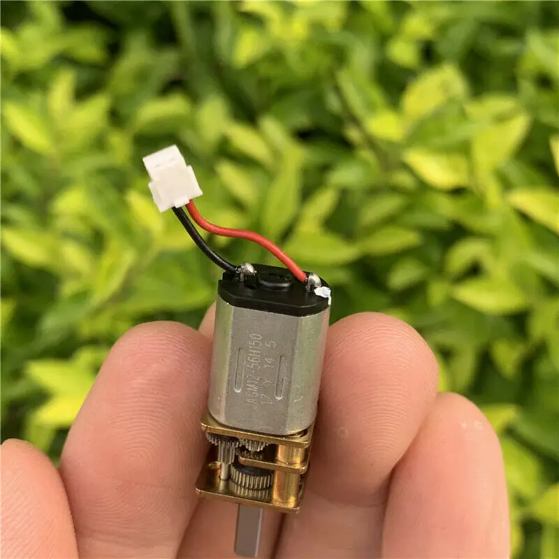 Мини N20 металлический Коробка передач редукторный двигатель DC3V 3 7 V 5V 6V 48 об/мин 96