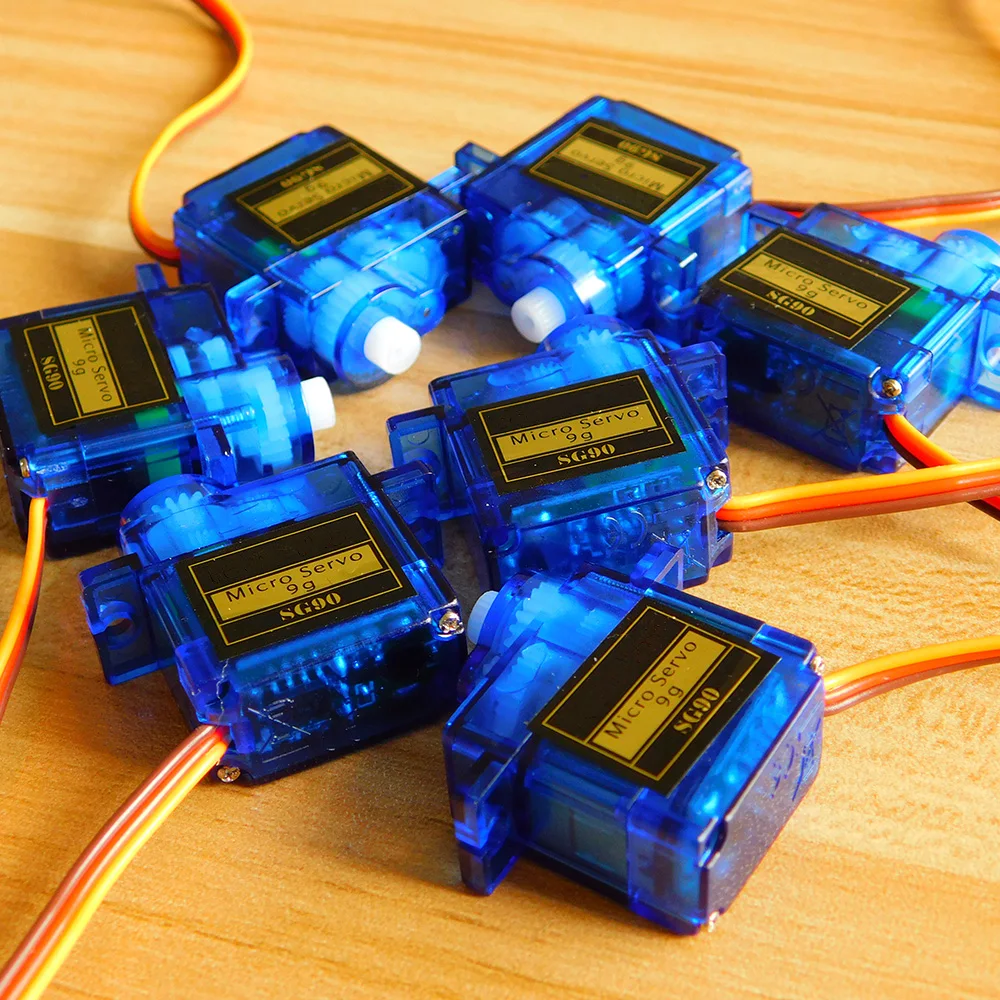 

5/10pcs/lot 100% NEW Wholesale SG90 9G Micro Servo Motor For Robot 6CH RC Helicopter Airplane Controls for Arduino RC Car Model