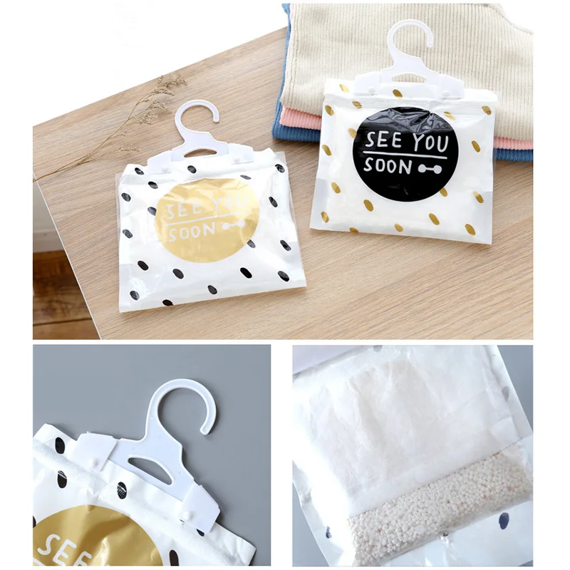 

Hangable Wardrobe Moisture-proof Dehumidifier Wardrobe Closet Mold Moisture-absorbing Bag Moisture-proof Desiccant Bags Dropship