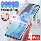 Гидрогелевая пленка на экран 4 шт., защитная пленка для OnePLus 9, 8, 7, 5 Pro, полное покрытие экрана для OnePLus 8T, 7T, Pro 9R, 6T, 5T, Nord 9