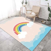 children cartoon bedroom carpet living room rugs entrance door mat non slip bath mat bedside kitchen floor carpets rainbow rug