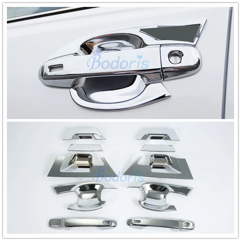 For Toyota C-HR CHR 2016 2017 2018 Carbon Fiber Color Door Handle Cover Bowl Insert Trim Chrome Car Styling Accessories | Автомобили и