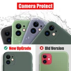Противоударный чехол для iPhone 11 Pro Max SE, новинка 2020, 7, 8 Plus, 6, 6s Plus, X, XS Max, XR, защитный чехол из жидкого силикона для полной камеры