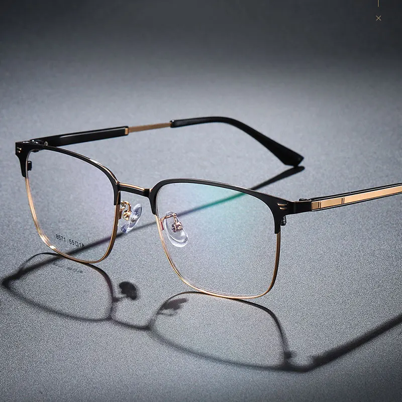 

Man Glasses New Arrival Retro Full Rim Eyewears Business Style Casual Frame Optical and Myopia Spectacles