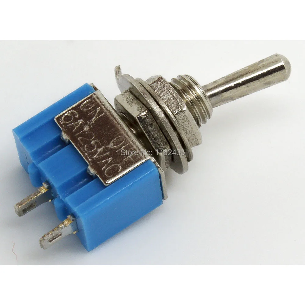 10 шт./лот перфоратор диаметром 6 мм самоблокирующийся 2 контактный переключатель
