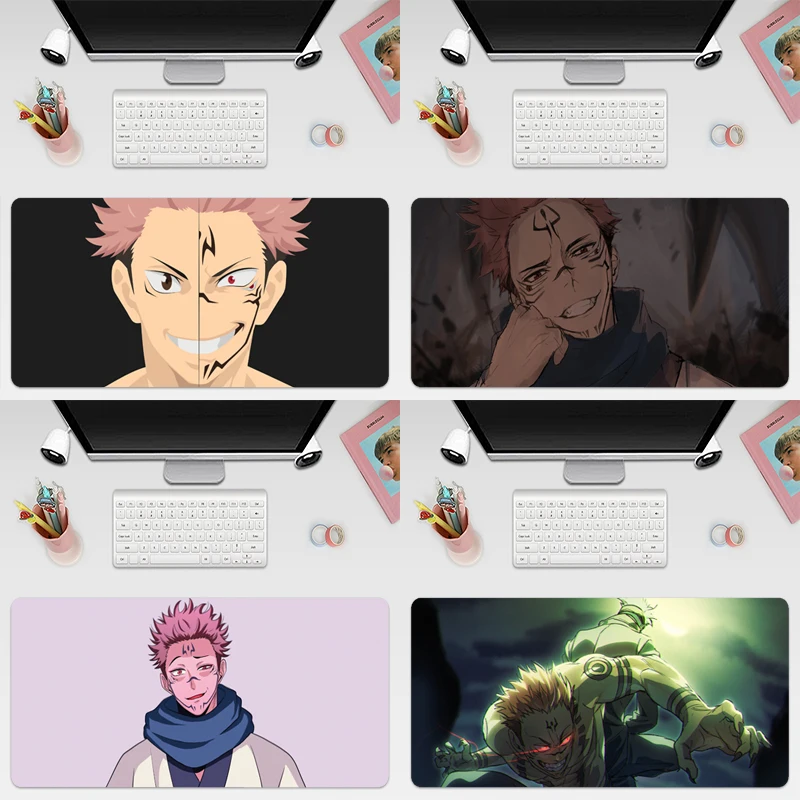 

Sukuna Jujutsu Kaisen Gaming Mousepad Large Super Size Game Mouse Pad Mause Mat Rubber For Keyboard Computer