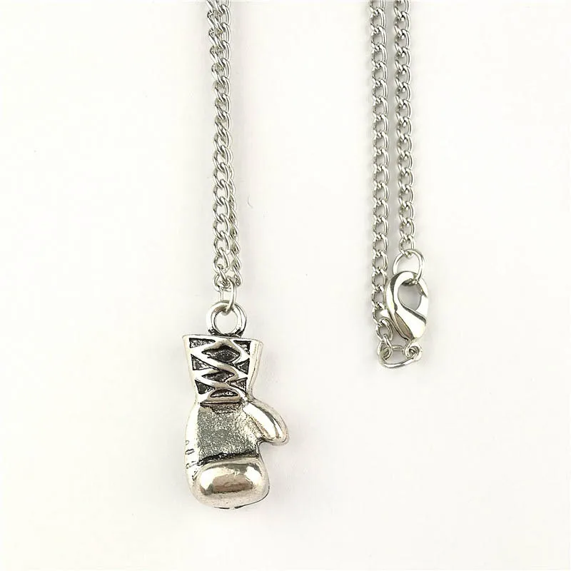 Новинка модное золотистое серебряное милое мини-ожерелье для боксерских