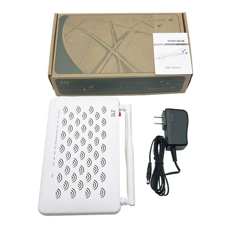 

Бесплатная доставка ZTE F660W V5.2 GPON 4FE + 2TEL + USB + Wifi SC UPC ONU