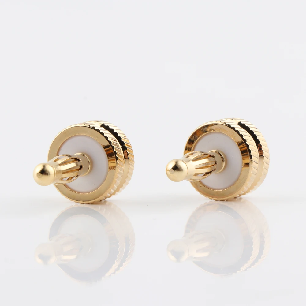 CA7005(g) High performance 12pcs Noise Stopper ,Gold Plated Speaker Binding Post Caps