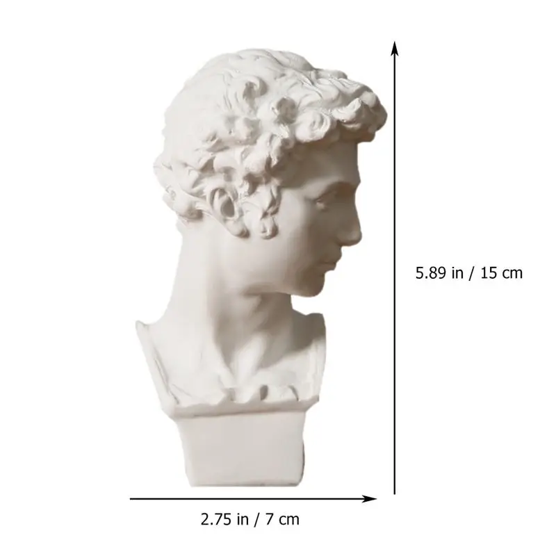 

1Pc Giuliano De Medici Resin Sculpture Art Sketching Practice Model (White)