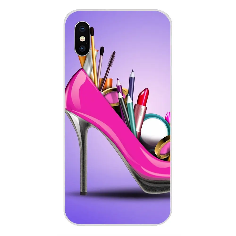 Красные туфли на высоком каблуке новые чехлы из ТПУ для Huawei Nova 2 V20 Y3II Y5 Y5II Y6 Y6II Y7 Y9 G8