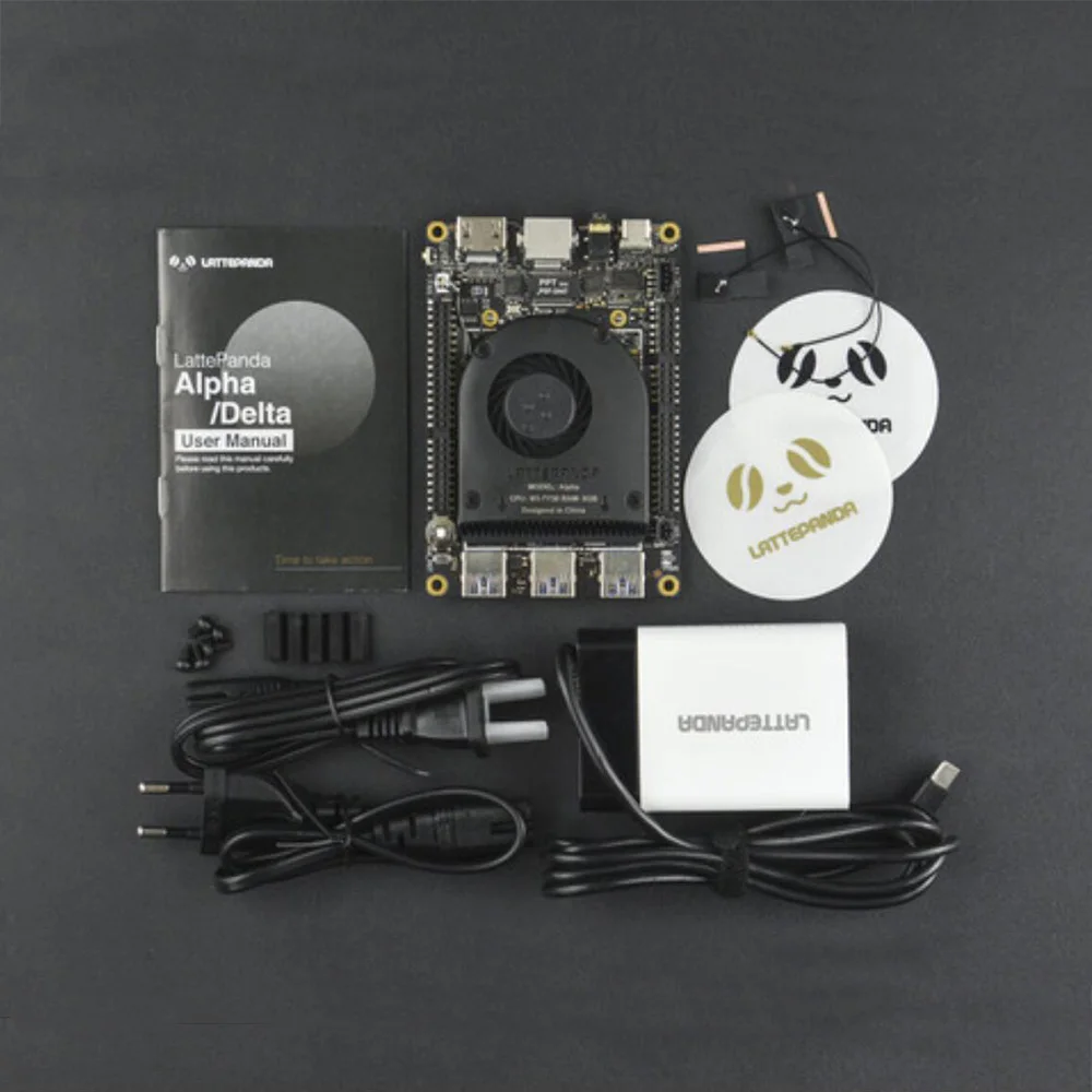 Материнская плата LattePanda AlphaPanda Alpha 800s для Intel 8 го m3 8100y 3 4 ГГц двухъядерный ATmega32u4