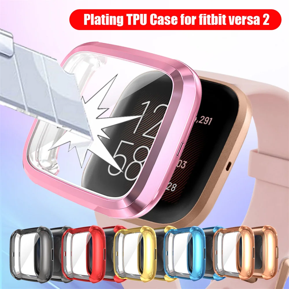 Роскошный чехол из тпу для часов с покрытием 1 шт. защитная пленка на весь экран