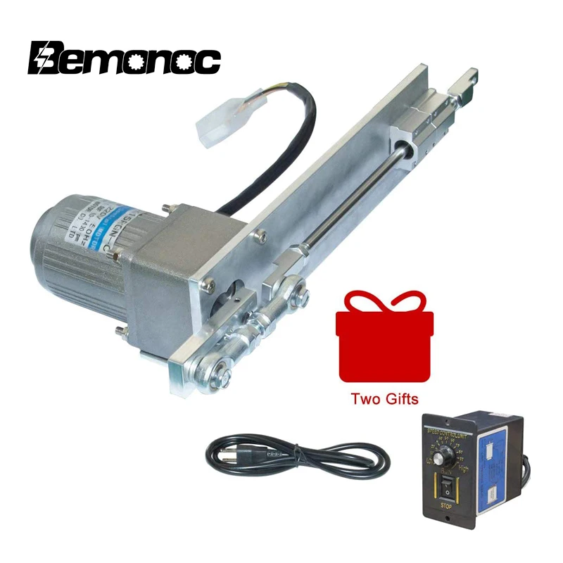 

DIY 110V 220V AC Reciprocating Linear Actuator Stroke 100mm / 4inch + Speed Controller Kits for DIY Home Improvement