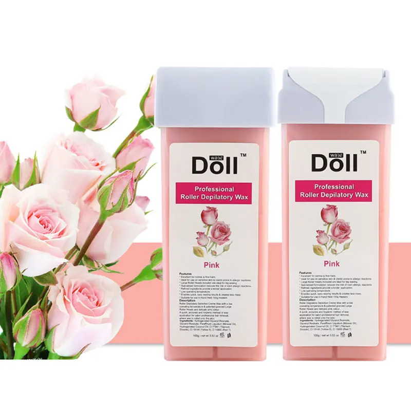 100 г Цветочный Сладкий роликовый эпиляционный воск полоски для удаления волос