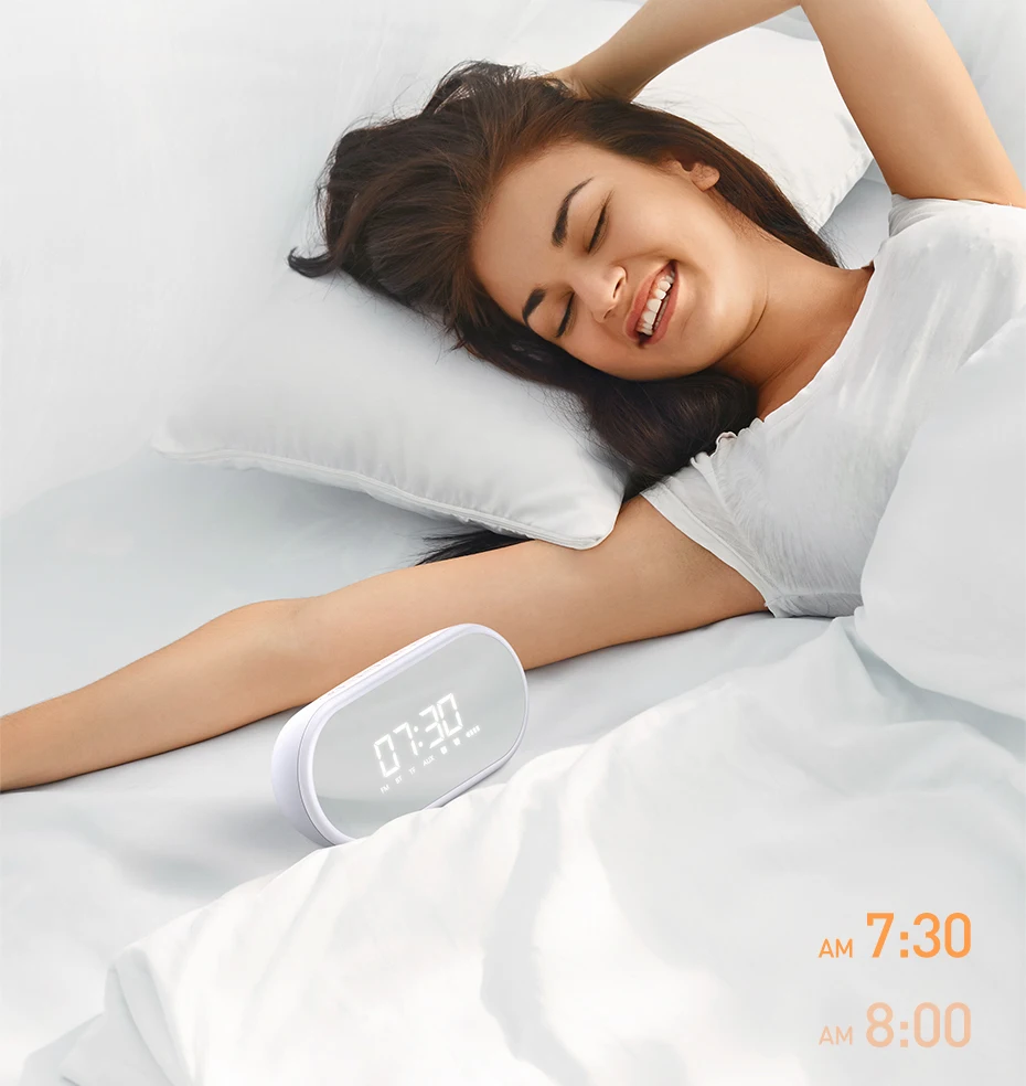 

Multifunctional Desktop Bedside FM/TF Alarm Clock Bluetooth Speaker Encok E09 Stereo Bluetooth Speaker