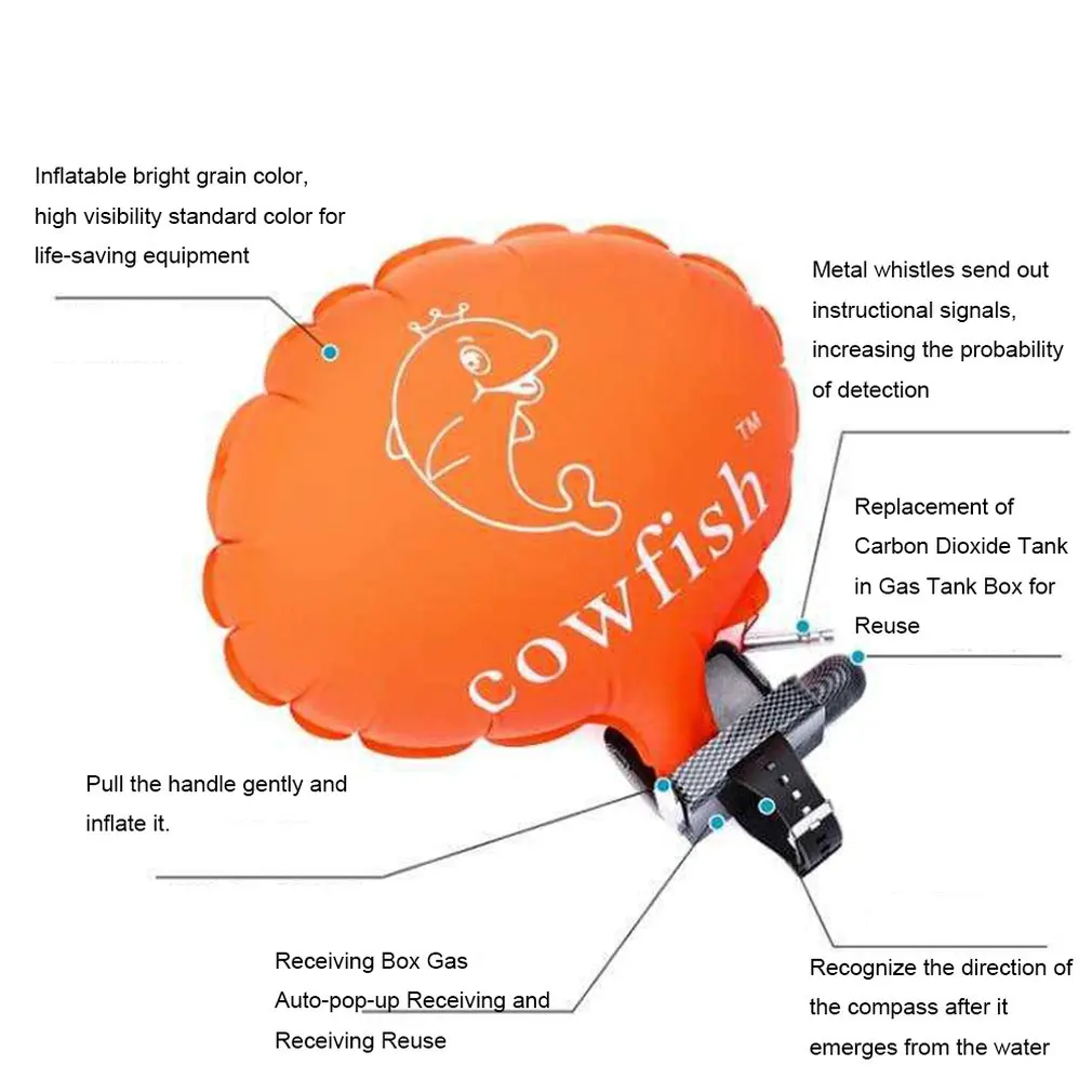 

Flood Control Bracelet Lifesaving Bracelet Swimming Emergency Wristband Automatic Inflatable Airbag Drifting Diving Supplies