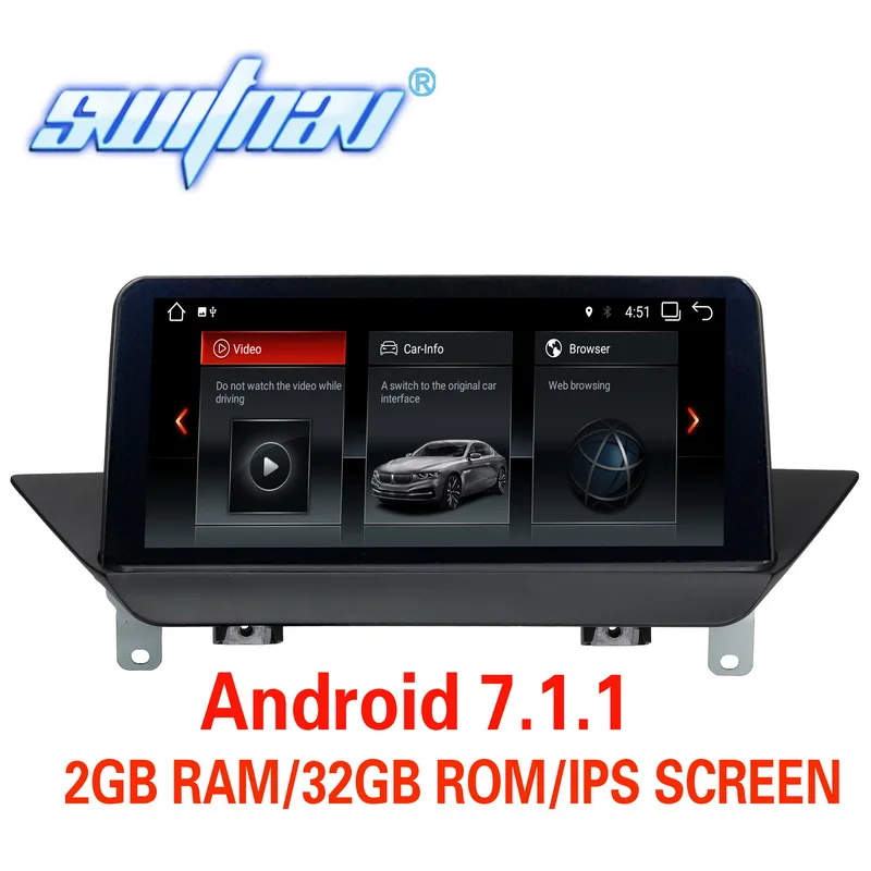 Автомобильный DVD плеер Android 7.1.1 для BMW X1 E84 с оригинальным экраном система CIC