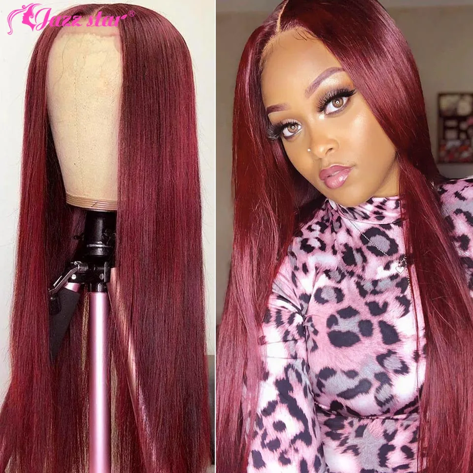 Бразильские волосы 4*4 на шнурке прямые человеческие парики для черных женщин не