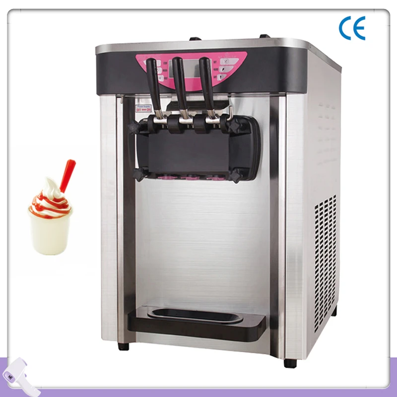 Три ароматы Мороженого Maker для охлажденных напитков магазинов агрегат