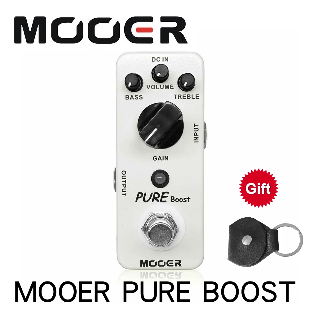 Mooer MBT2 Pure Boost Micro Mini Boost Effect Pedal for Electric Guitar True Bypass
