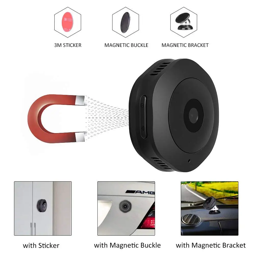 Мини камера HD 1080P с детектором движения ночным видением DV Wi Fi 2 версии микро Camara Espia