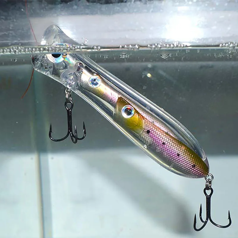 Как 27g105mm Поппер рыболовные приманки для моря Topwater Троллинг тунца бас рыбы