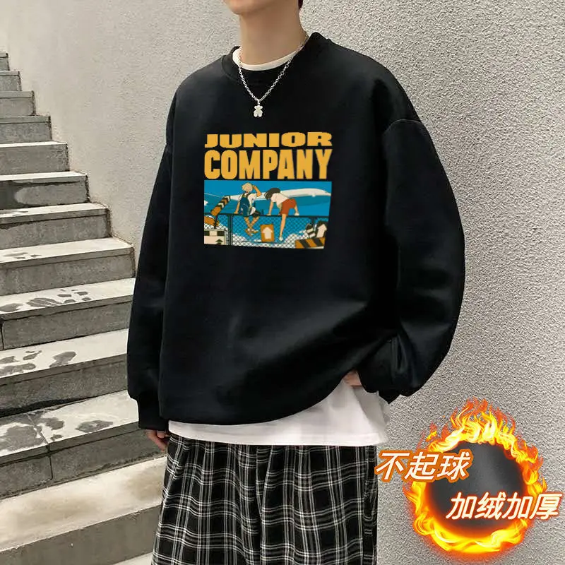 

ZOGAA New 2021 Round Neck Personality Printing Casual Hoodie Sweatshirt Male Fashion Cartoon Character Harajuku Male Sweatshirt