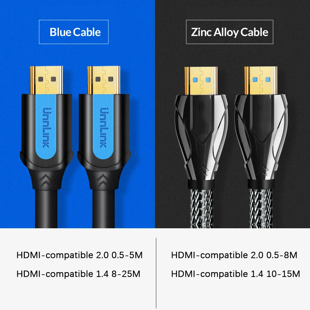 HDMI-совместимый кабель Unnlink UHD 4K 60 Гц HDR 2 0 HDCP2.2 переключатель разветвитель для xiaomi TV