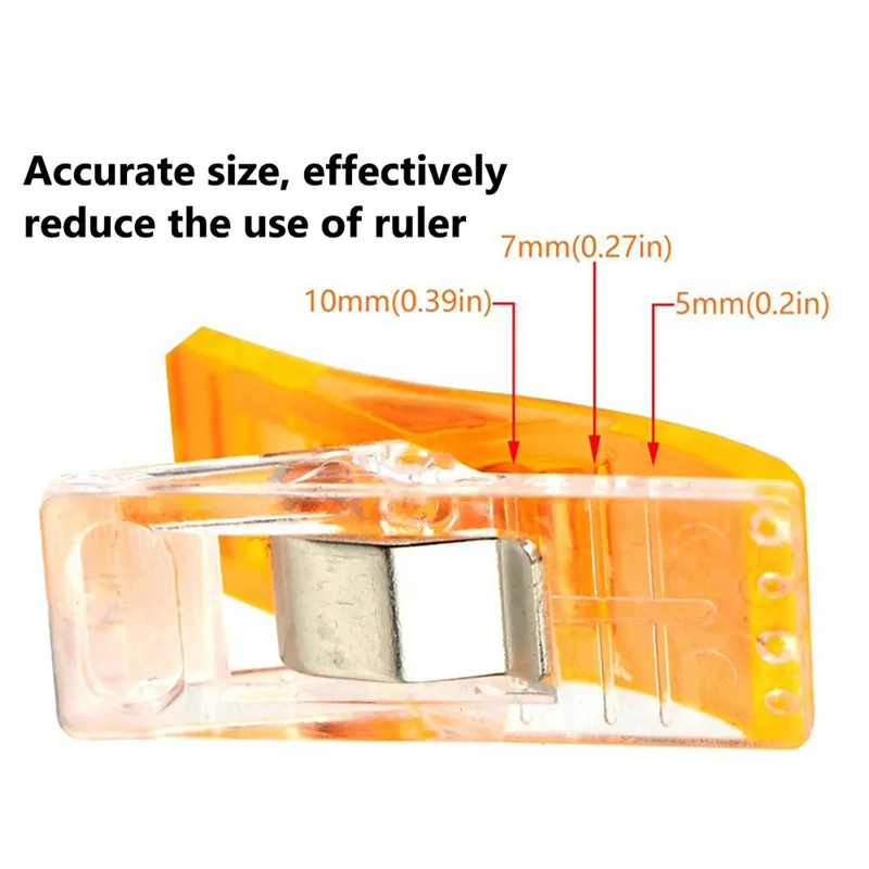 50 Pcs Mini Multi-purpose Clips Use as Sewing Binding for Quilting Crocheting Knitting General Purpose | Дом и сад
