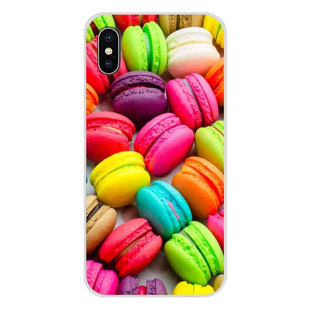 Торт Макарон аксессуары Чехлы для телефона Xiao mi 4 5 5s 6 A1 A2 5X6X8 9 Lite SE Pro Max Mix 2 3 2S |