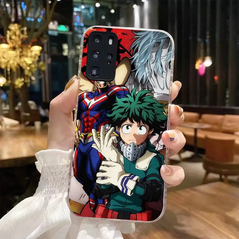 

My Hero Academia Deku Phone Case For Samsung S4 S5 S6 S7 Edge S8 S9 S10 Plus S20 Lite Fe Note20 A71 A21S Cover Fundas Coque