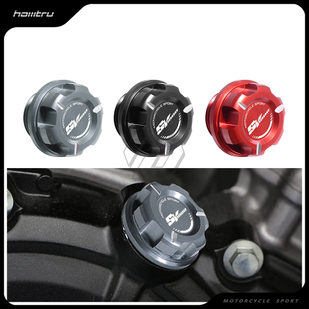 

Motorcycle Accessories Engine Cover Filler Oil Cap Case for Suzuki SV1000 SV1000S 2003-2007