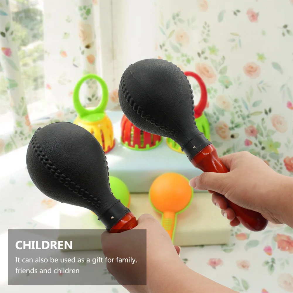 

2PCS Maracas Children Instrument Rattle Shake Party Favors