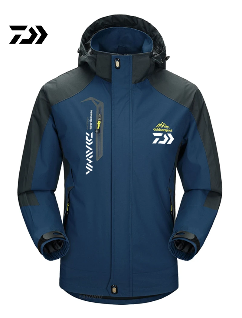 

Daiwa Men's Outdoor Sport Fishing Jacket Large Men's Windproof and Waterproof Mountaineering Fishing Jacket