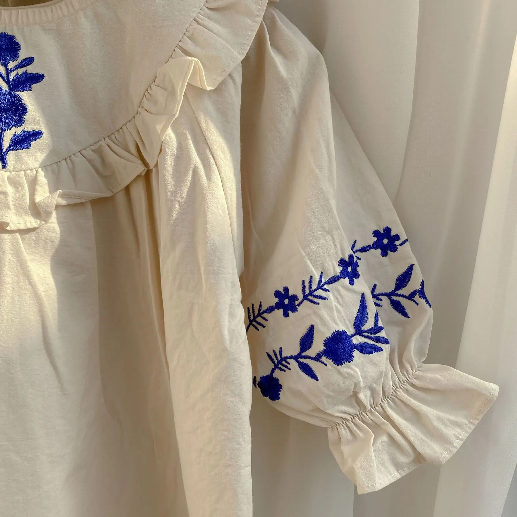 

Koodykids Vintage Baby Girls Dress Girls Loose Embroidery Dress Spring Long Sleeve Princess Kids Baby Girl Outfit Autumn Dresses