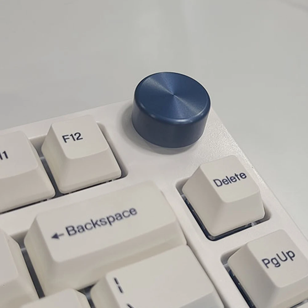 Ручки для механической клавиатуры Keydous NJ80 круглые серебристые синие красные
