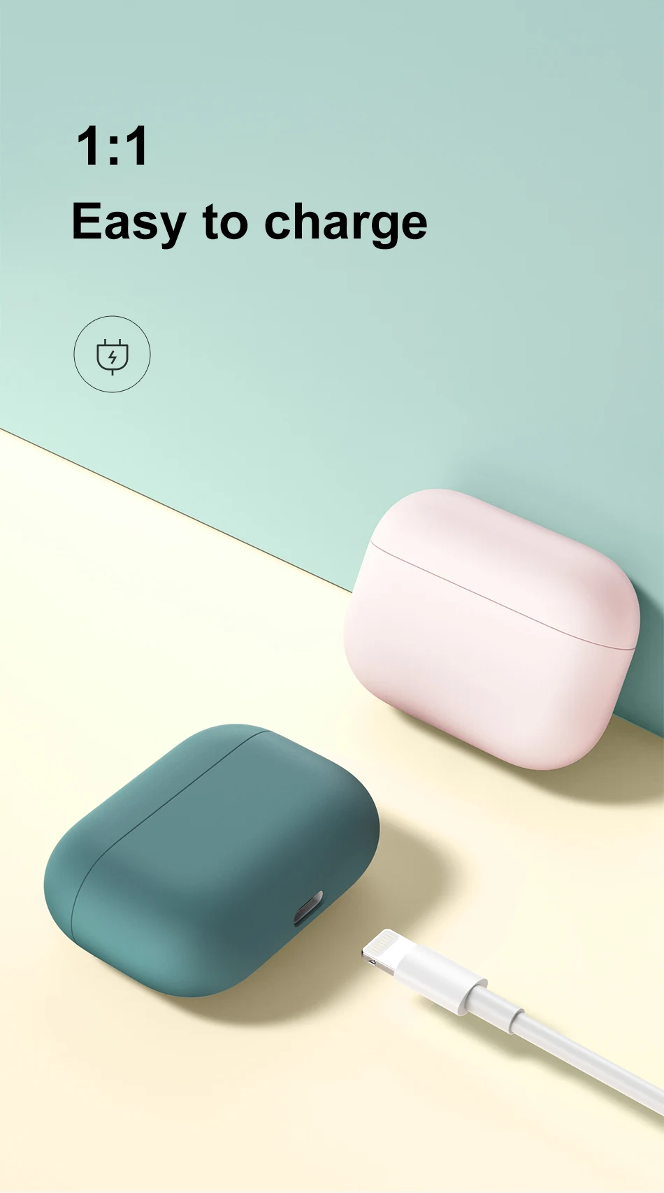 Силиконовый чехол для Apple Airpods для Air Pods чехол s для Airpods Pro Bluetooth наушники кожаный чехол для наушников Аксессуары