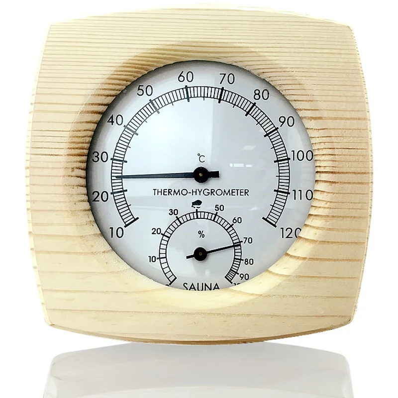 1 шт. деревянный термометр для сауны гигротермограф гигрометр измерение