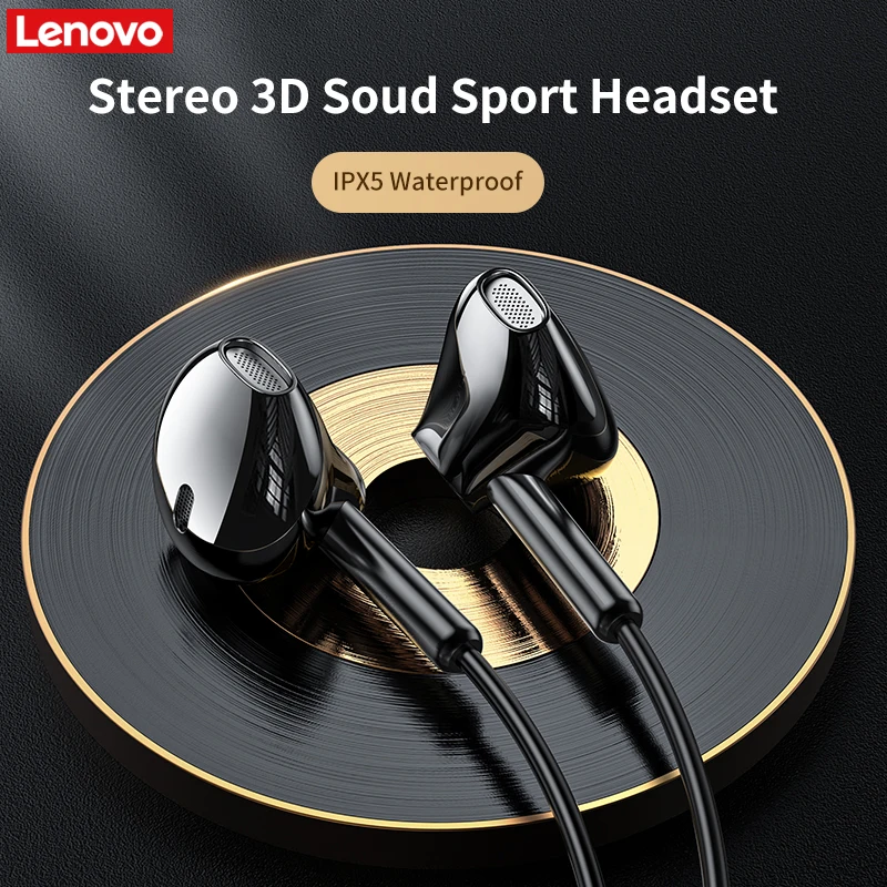

Original Lenovo XF06 Earphone 14.2mm Dynamic Wired In Ear Headphones Bass Headphone with Mic Music Earphone Earbuds 3.5mm