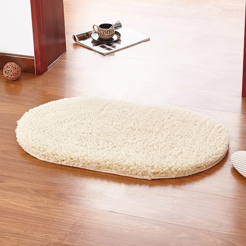 

Living Room Carpets Artificial Lamb Fur Chair Cushion Area Rugs for Bedroom Floor Shaggy Silky Plush Carpet White Bedside Mat