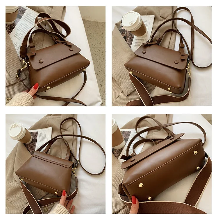

2021 new bag women's fashion Korean versatile portable small square bag advanced fashion One Shoulder Messenger Bag