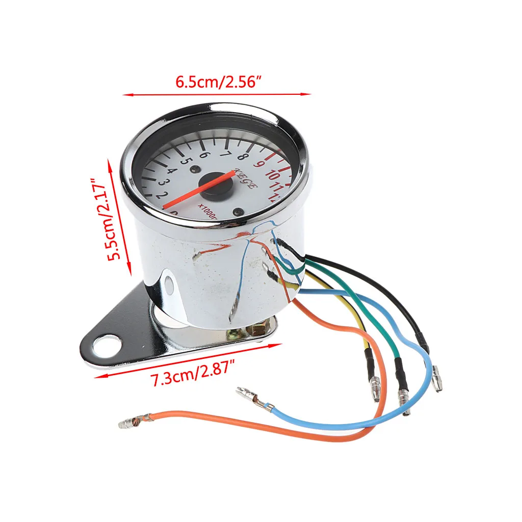 Универсальный Аналоговый тахометр для скутера 13000 об/мин|analog tachometer|scooter gaugestachometer