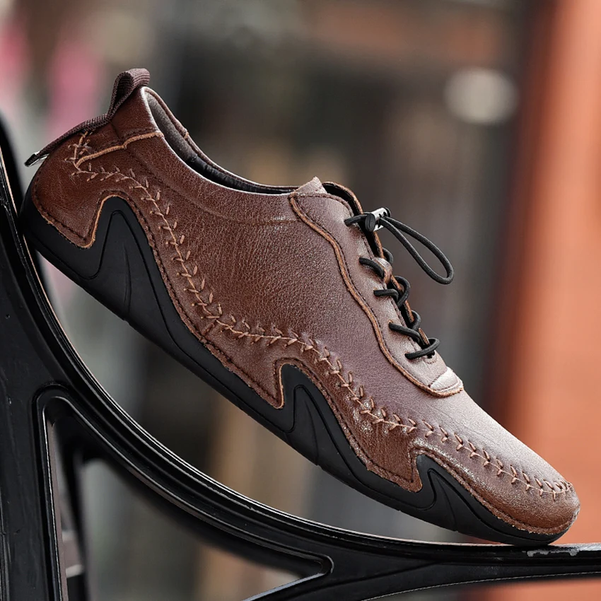 BIMUDUIYU размера плюс мужская повседневная обувь из натуральной кожи Осьминог