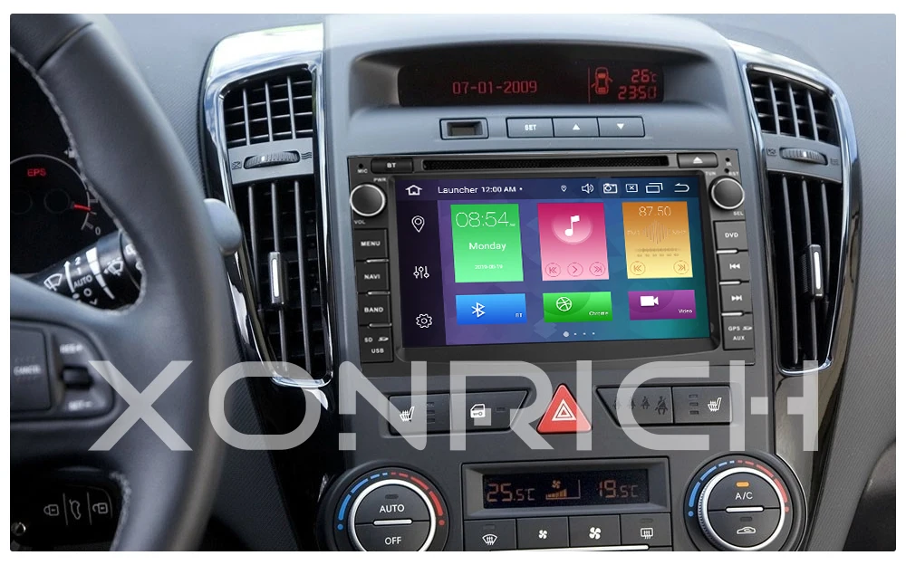 Ips DSP 4G 64 Гб 2 Din Android 9,0 Автомобильный GPS DVD для KIA Ceed 2009 2010 2011 2012 Мультимедиа авто радио навигация головное устройство стерео