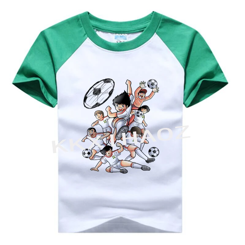 2020 Летняя мода капитан Tsubasa футболка детские футболки для мальчиков с короткими