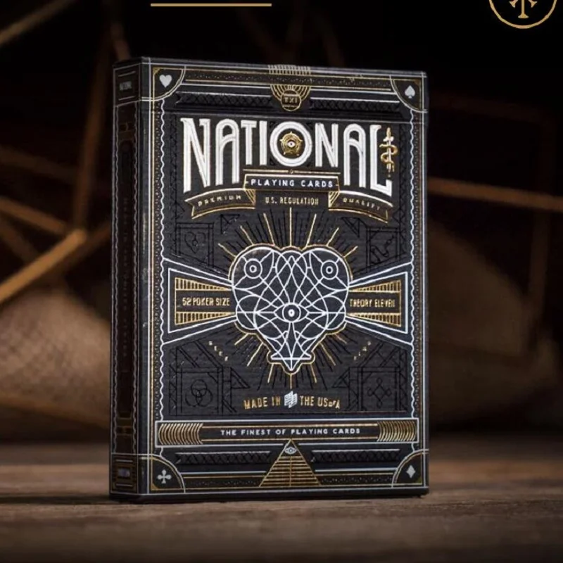 Theory11 Black National игральные карты велосипедная колода USPCC Коллекционная покерная